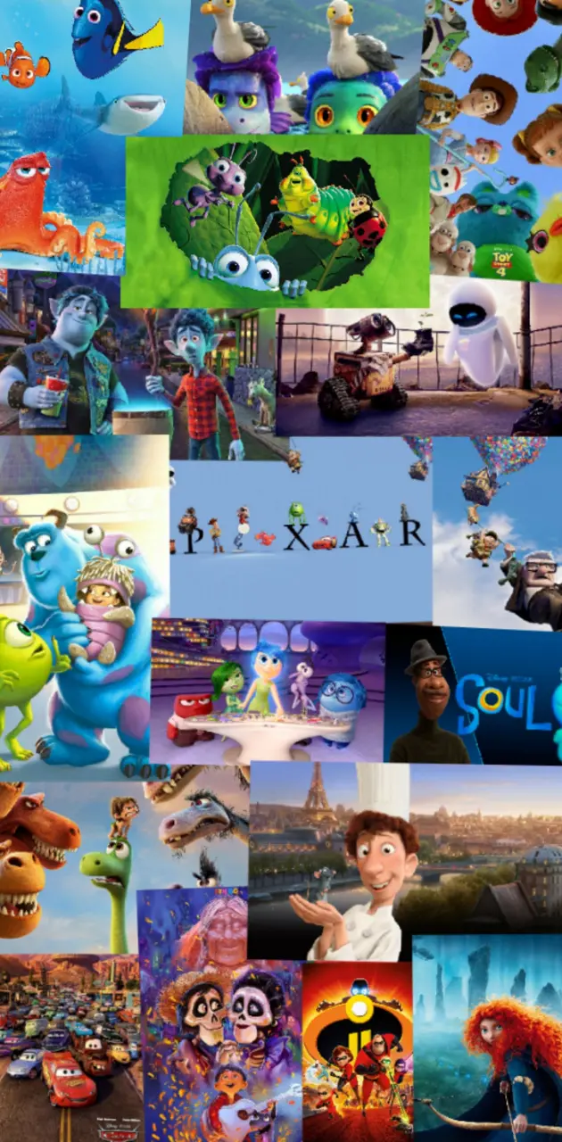 Pixar collage