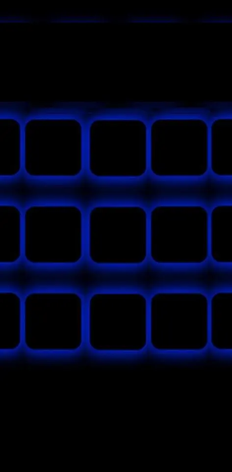 5 Button Blue Grid