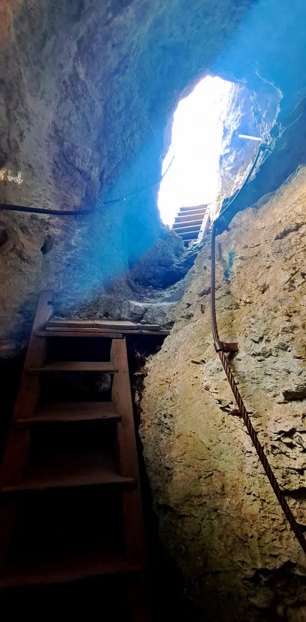 Cave stairway