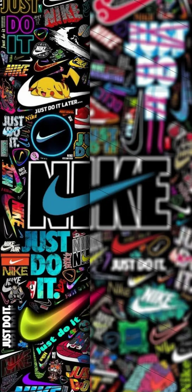 Nike efeito blur