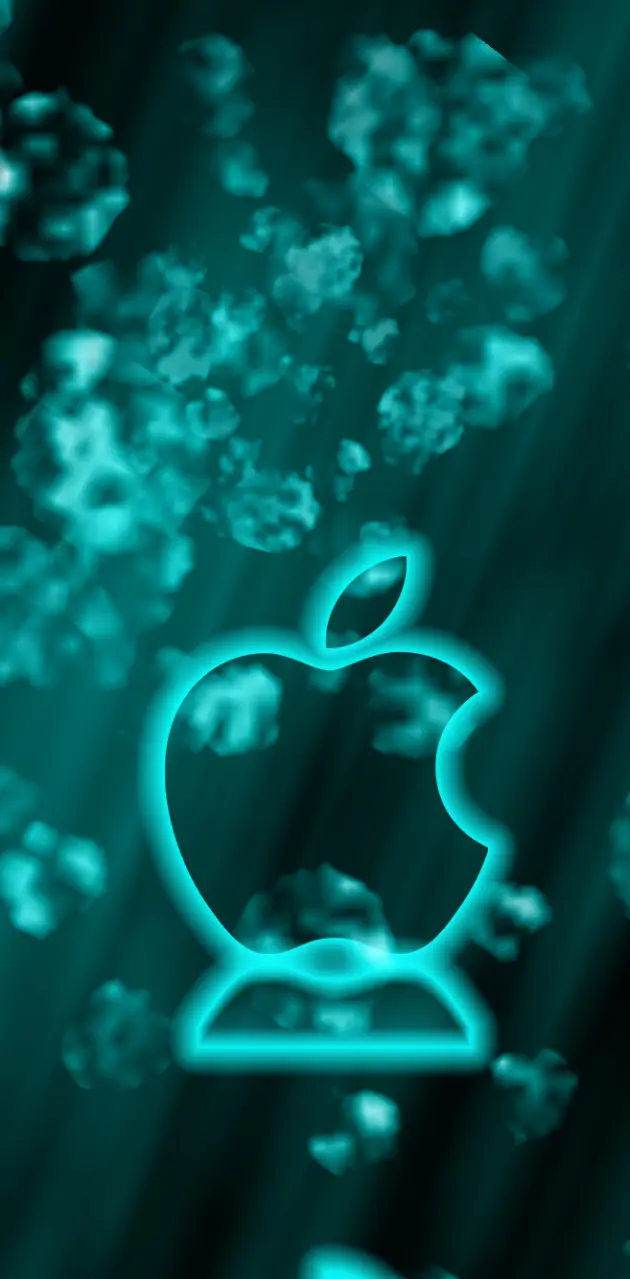 apple logo abstract