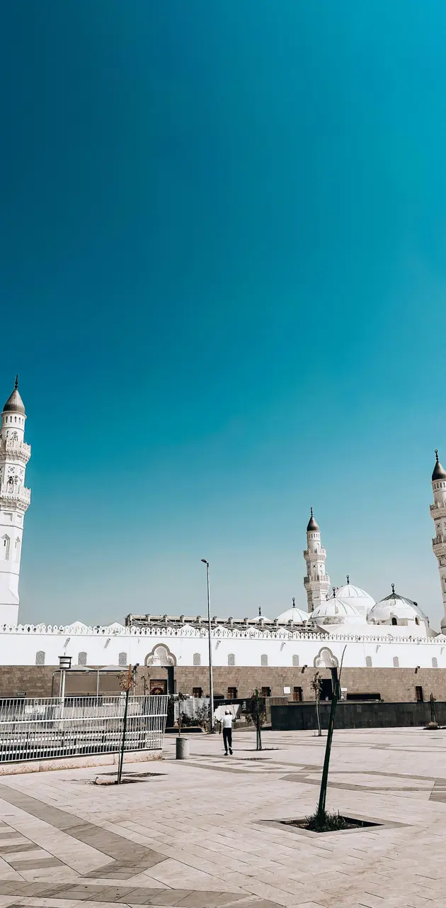 Minarets in a Mosque in Medina