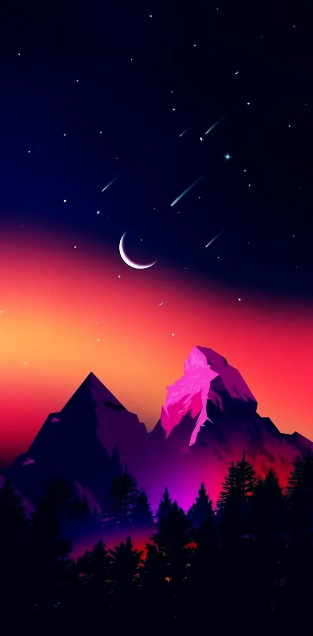 Sunset mountain 