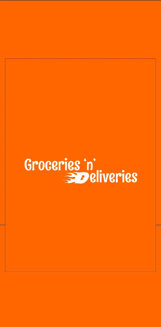 Groceries orange