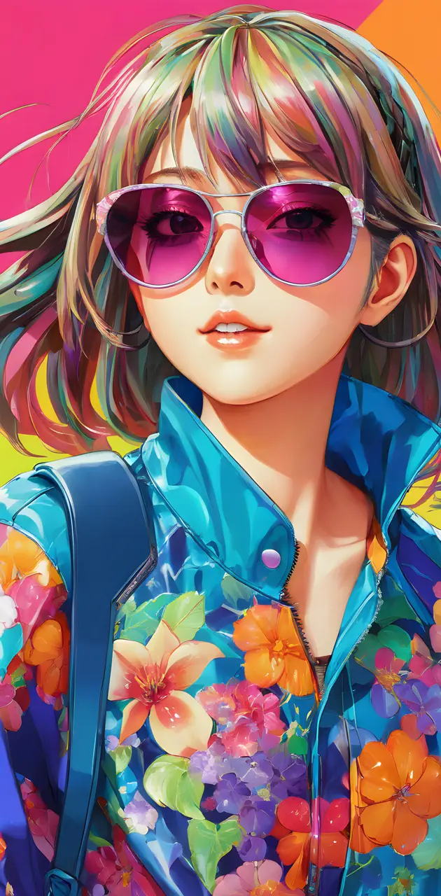 Asian Girl Sunglasses