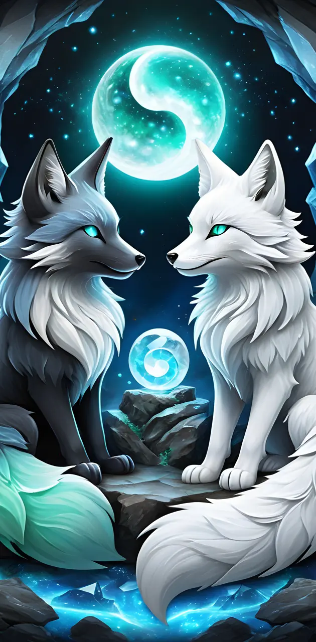 twin flame foxes