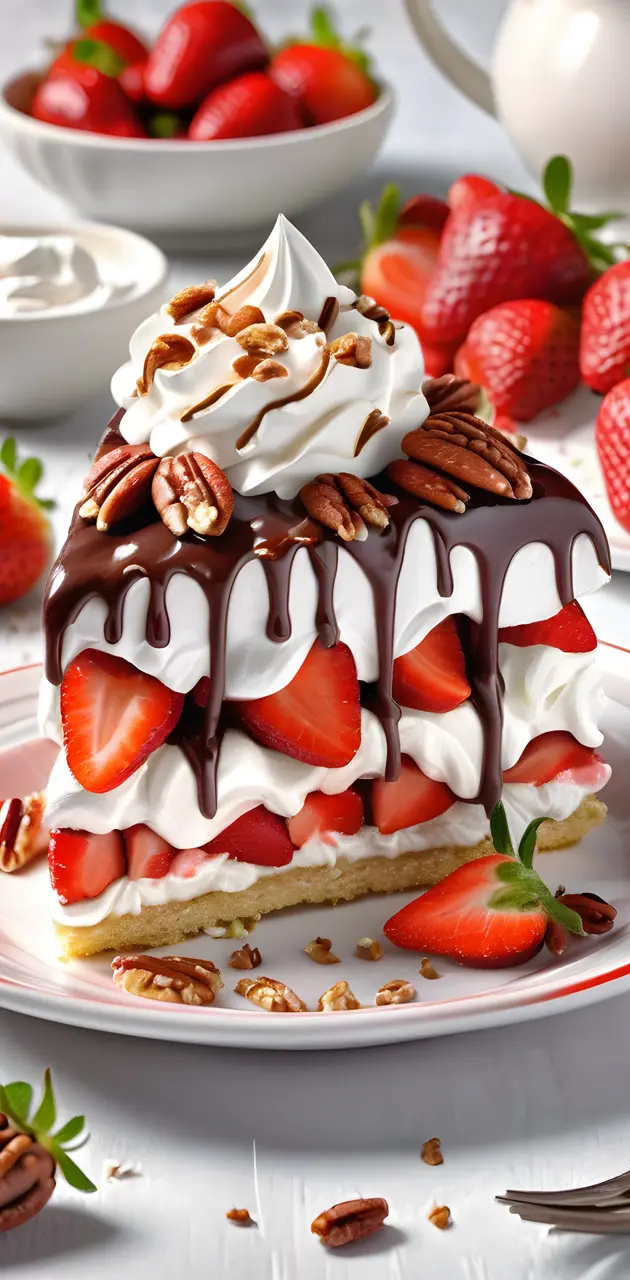 strawberry heavenly dessert
