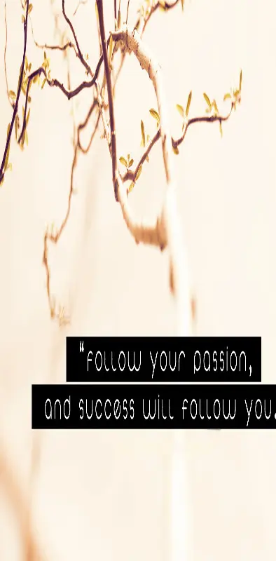 Follow your Passion