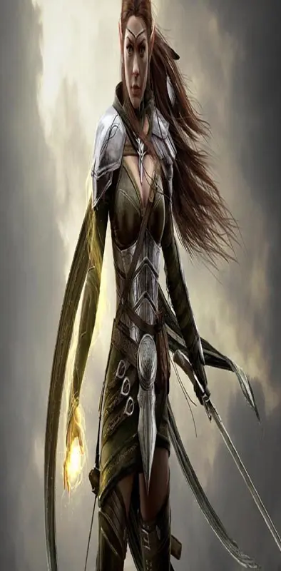 Warrior fantasy girl