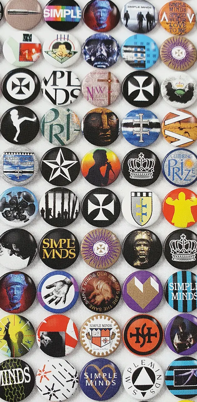 Simple Minds Badges