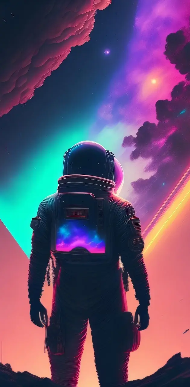 Astronauta Neon