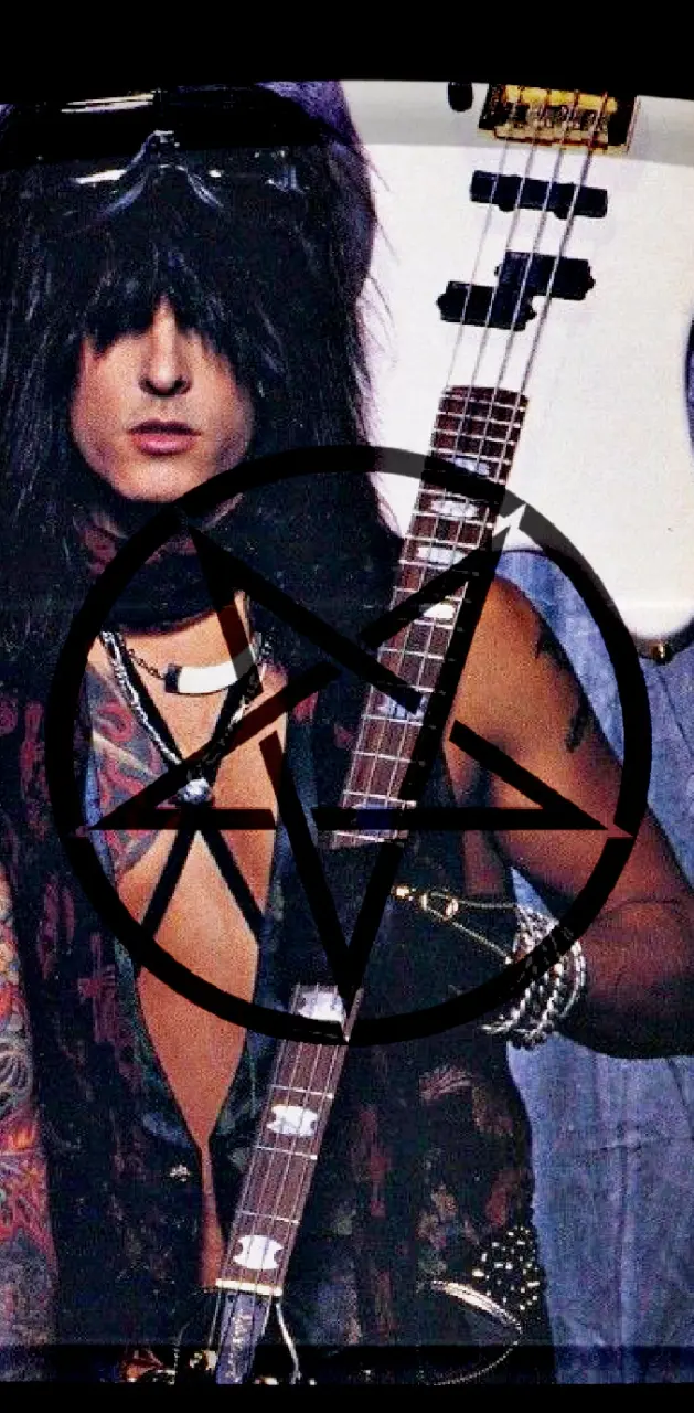 Nikki Sixx Pentagram