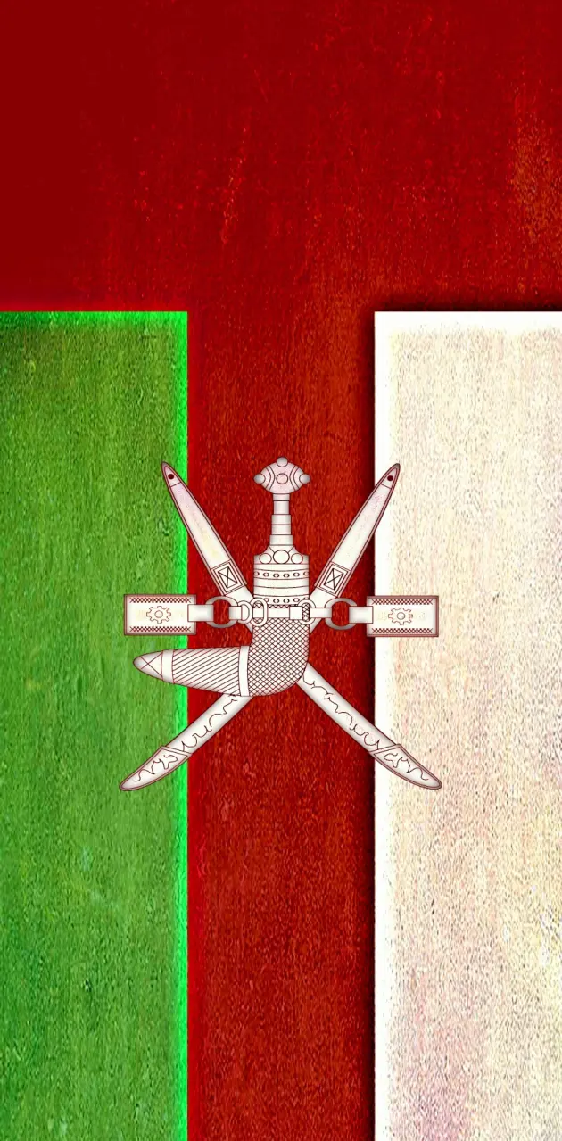 Oman Flag vertical 