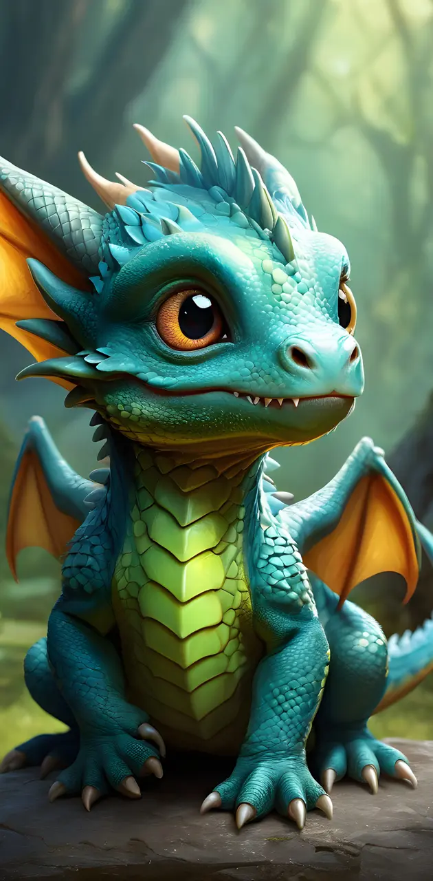How to make say cute baby dragon