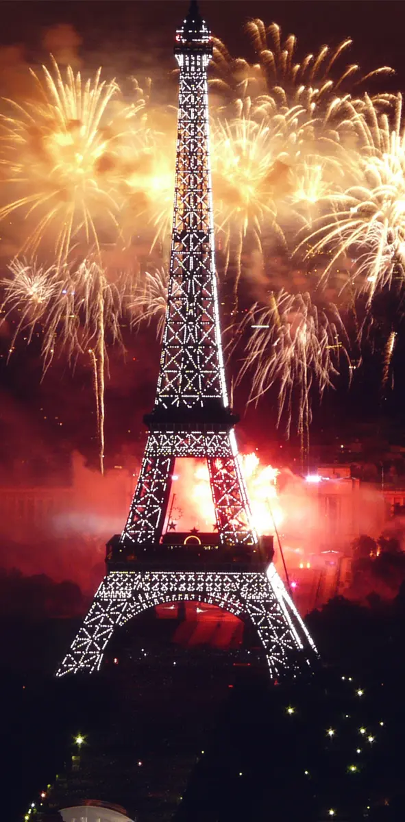 Fireworks At Eiffel