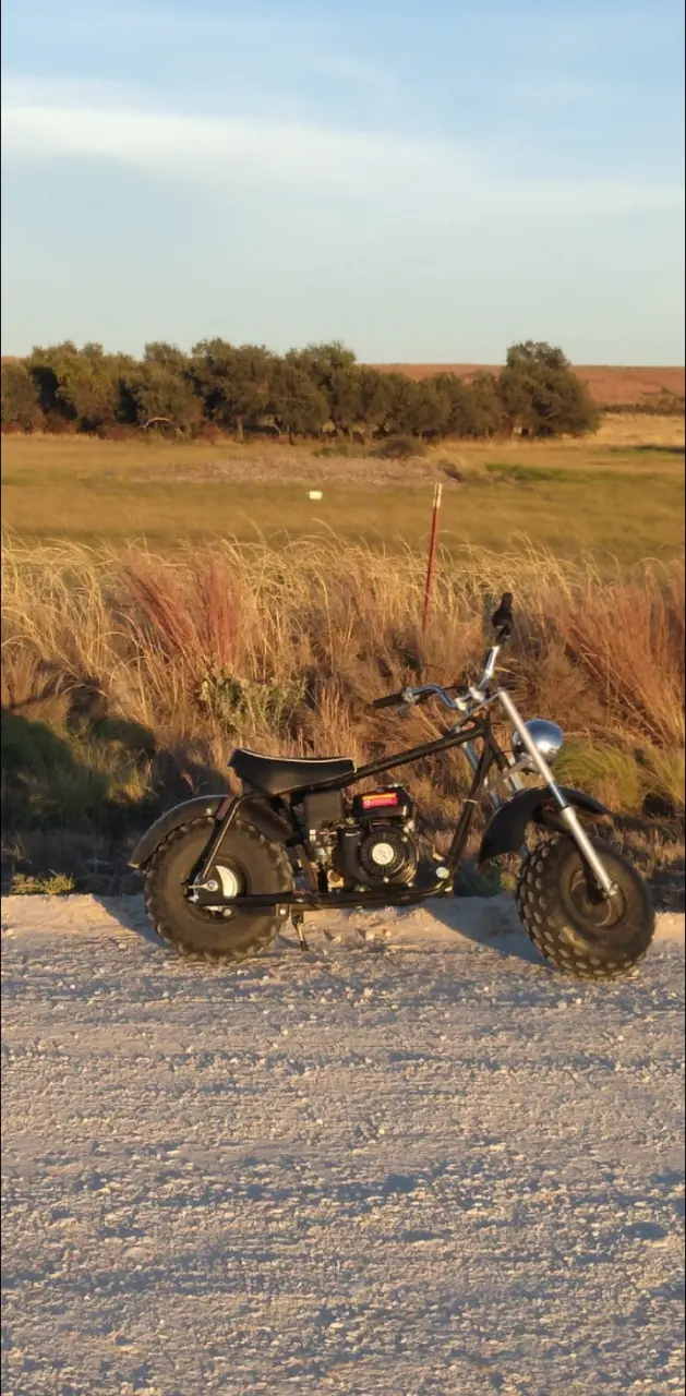 Minibike on dirt road2