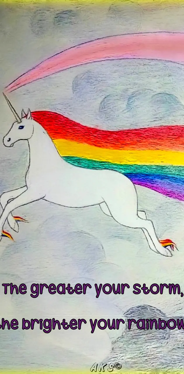 Rainbow Sky Unicorn
