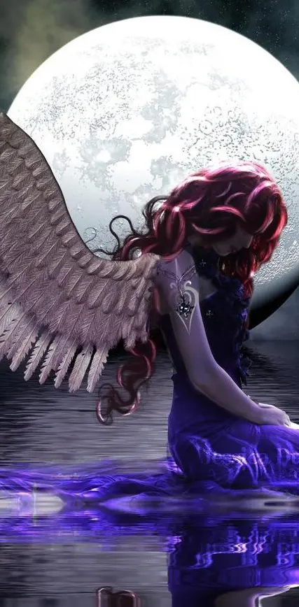 Sad Angel Girl