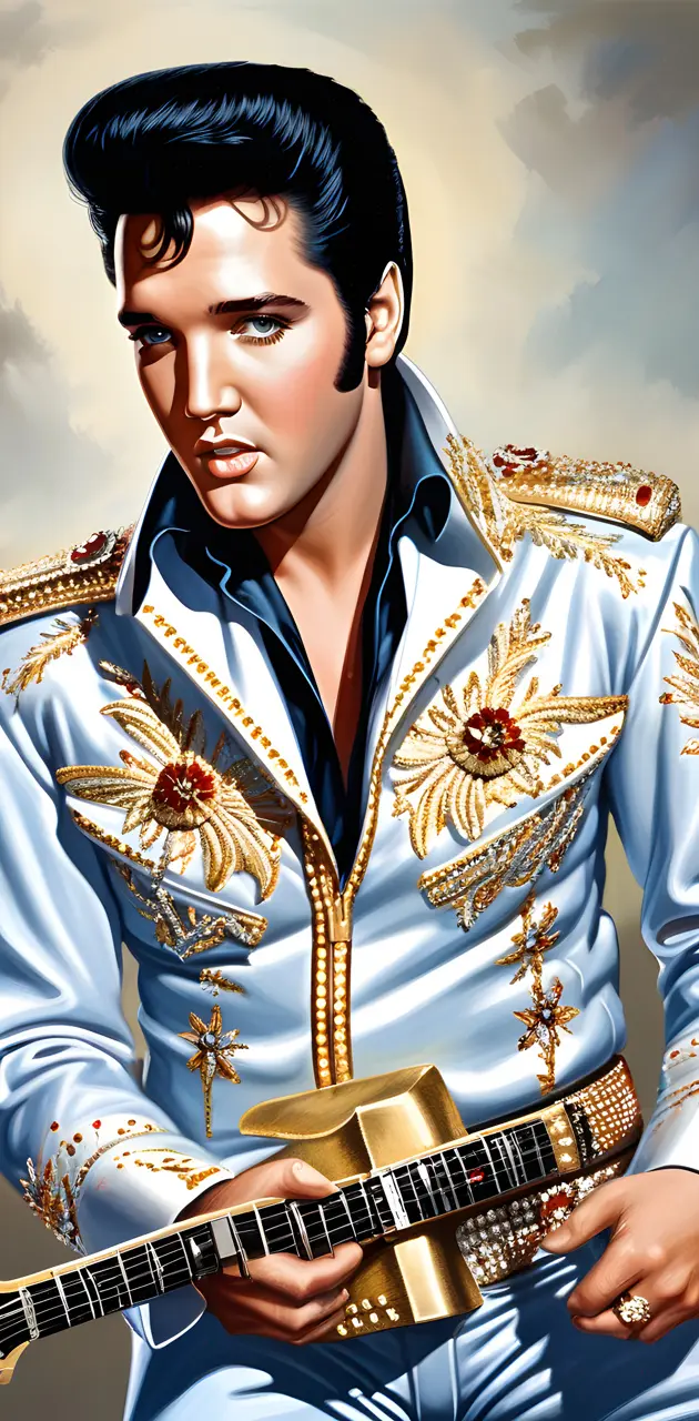 Elvis Presley known as The King of Rock and Roll