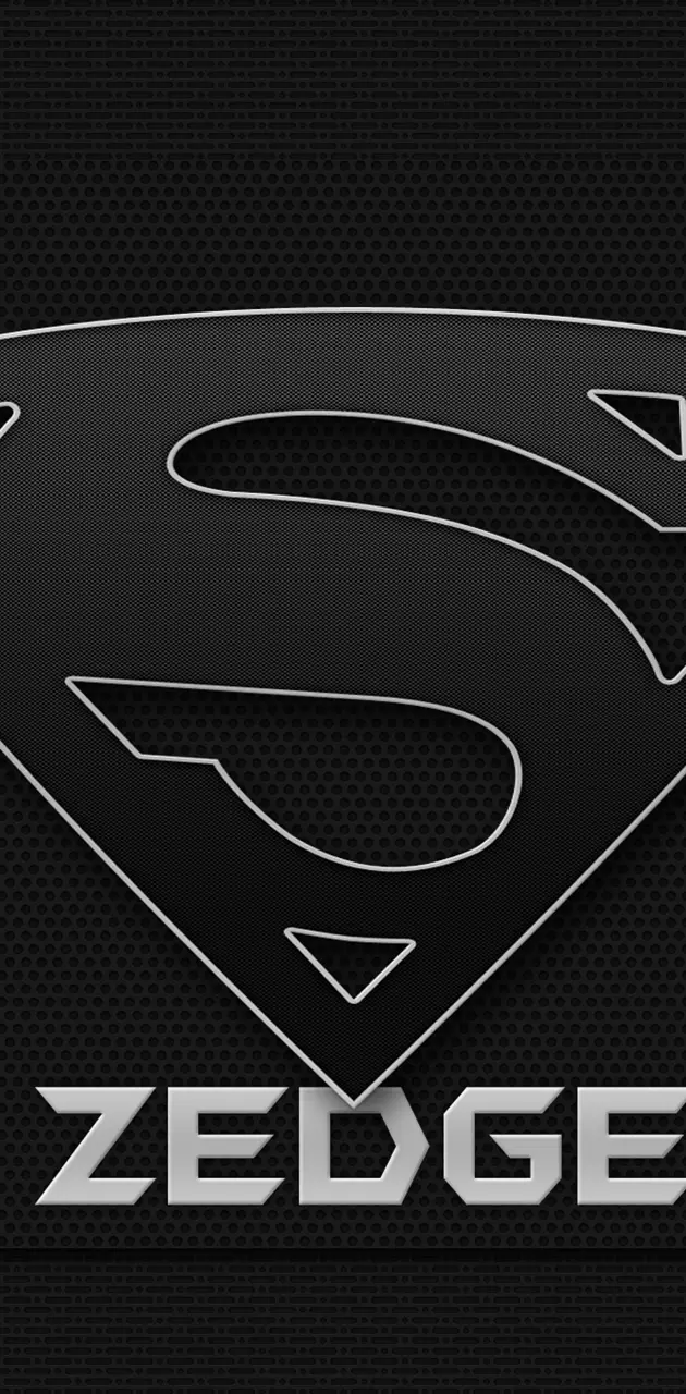 superman logo hd black