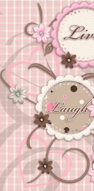 Live Laugh Love Pink