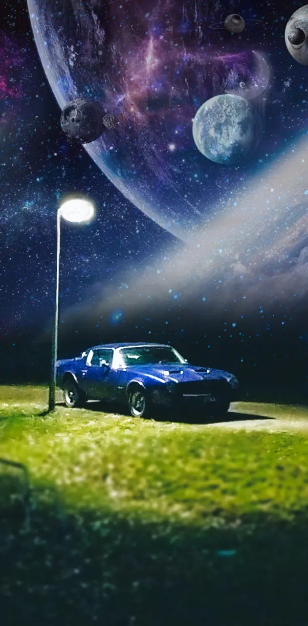 Galaxy night car