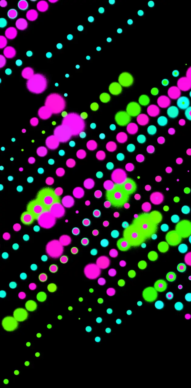 Neon dotted lines bg