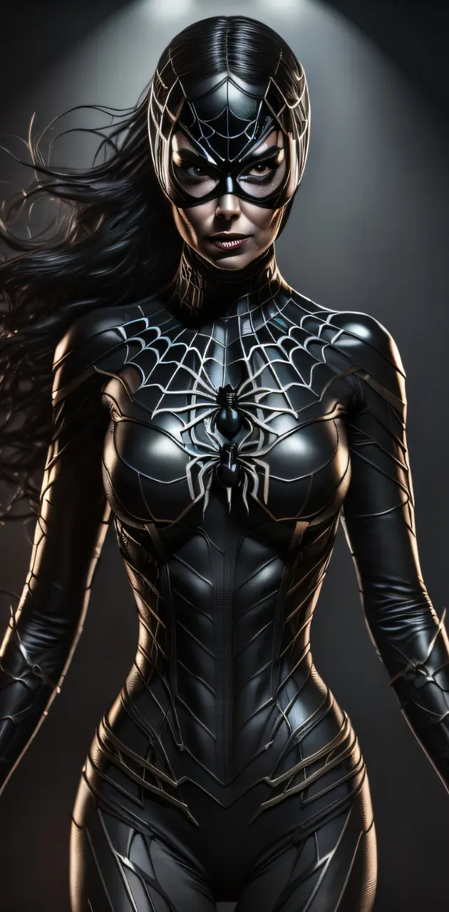 Black spider woman