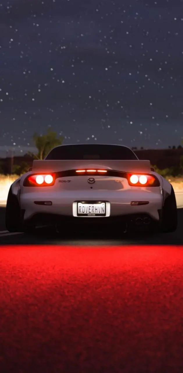 RX-7 with Bodykit