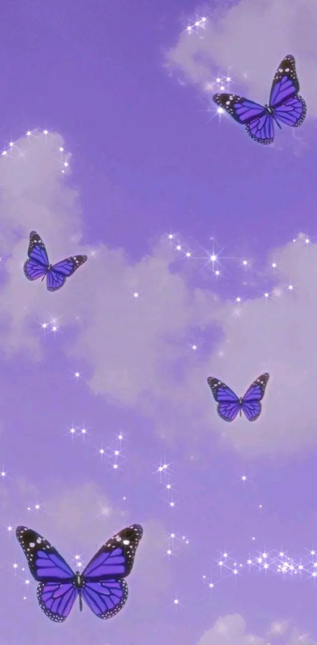 Purple buterflys