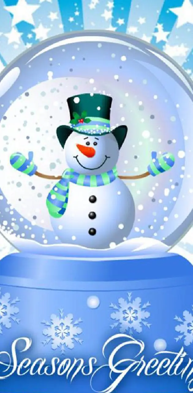 Snowman Snow Globe 