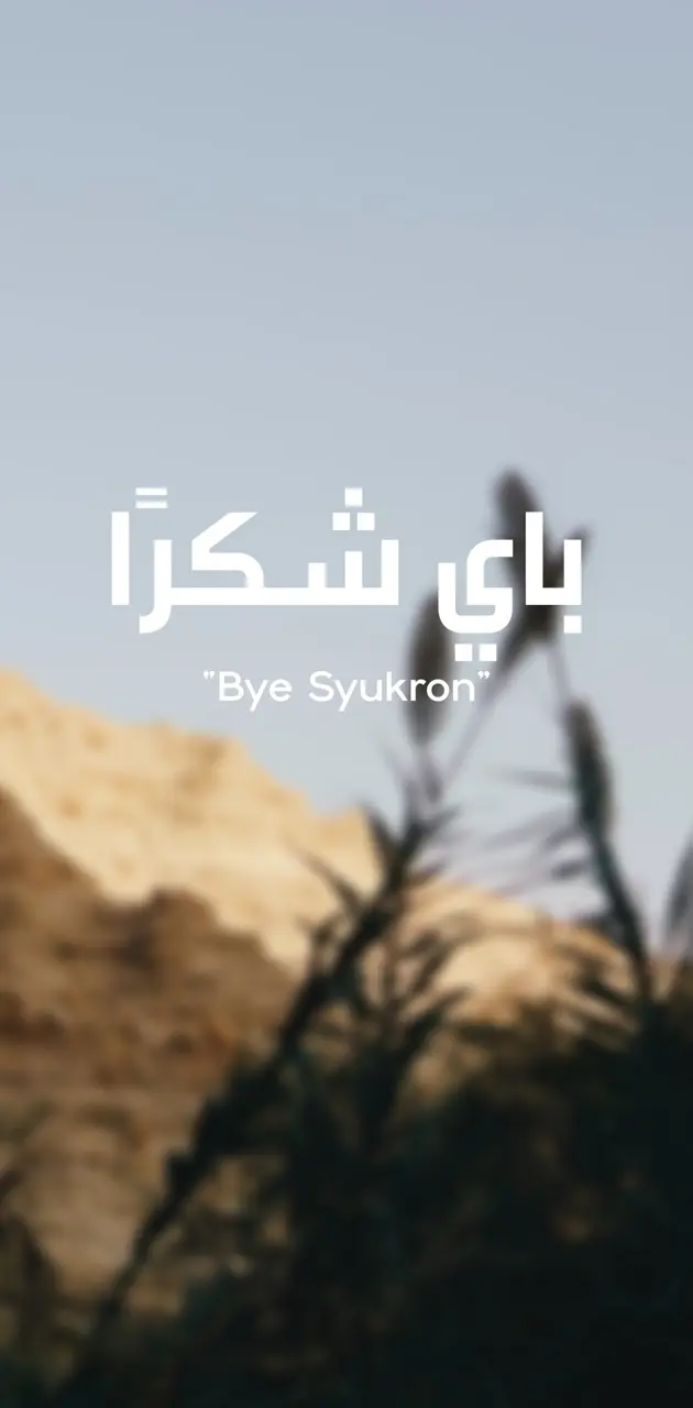 BYE SYUKRON