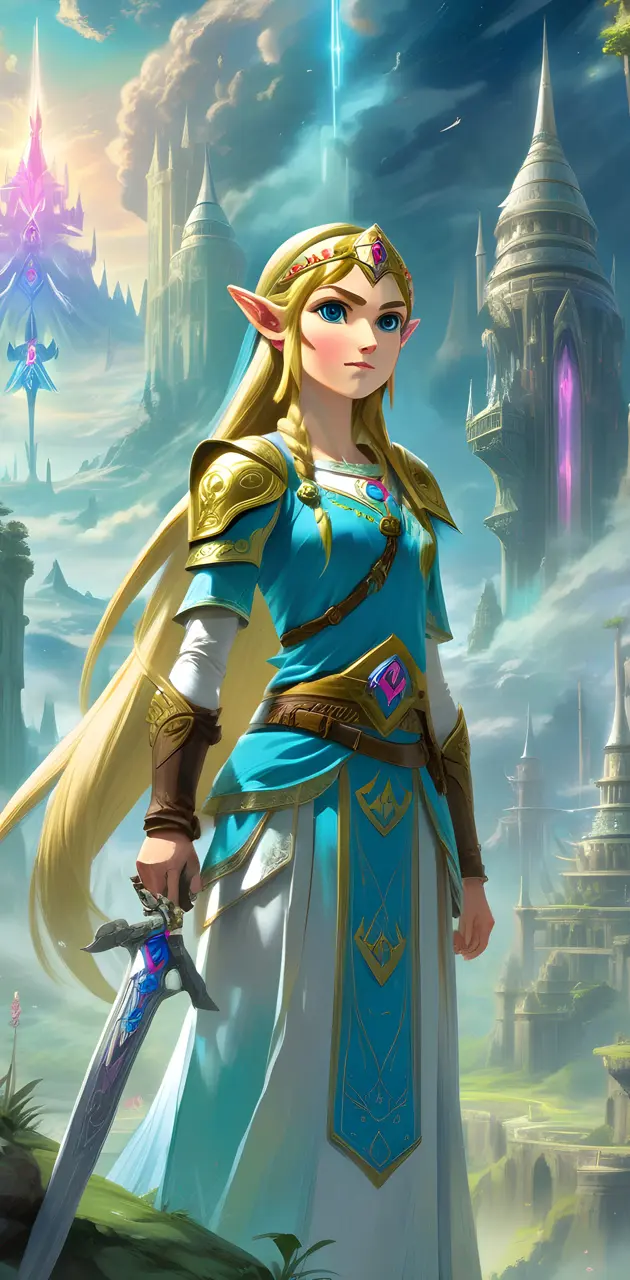 Princess Zelda with Sword