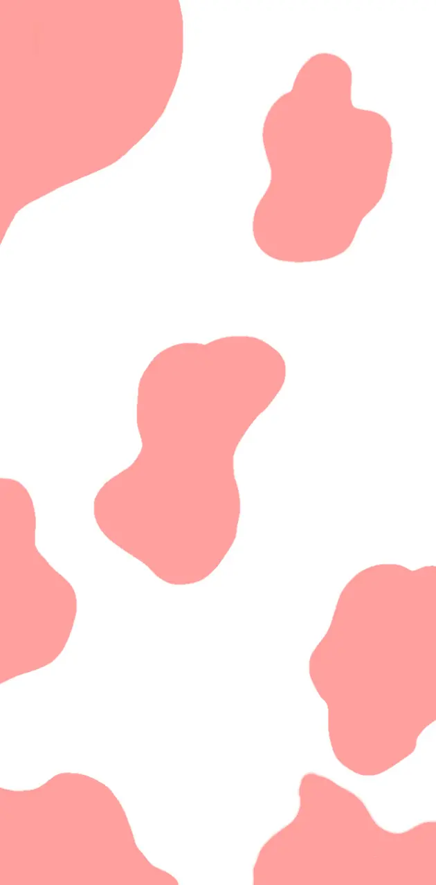 Download Pastel Pink Cow Print Wallpaper