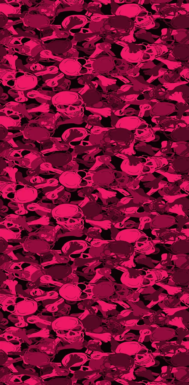 Pink Skull Camo