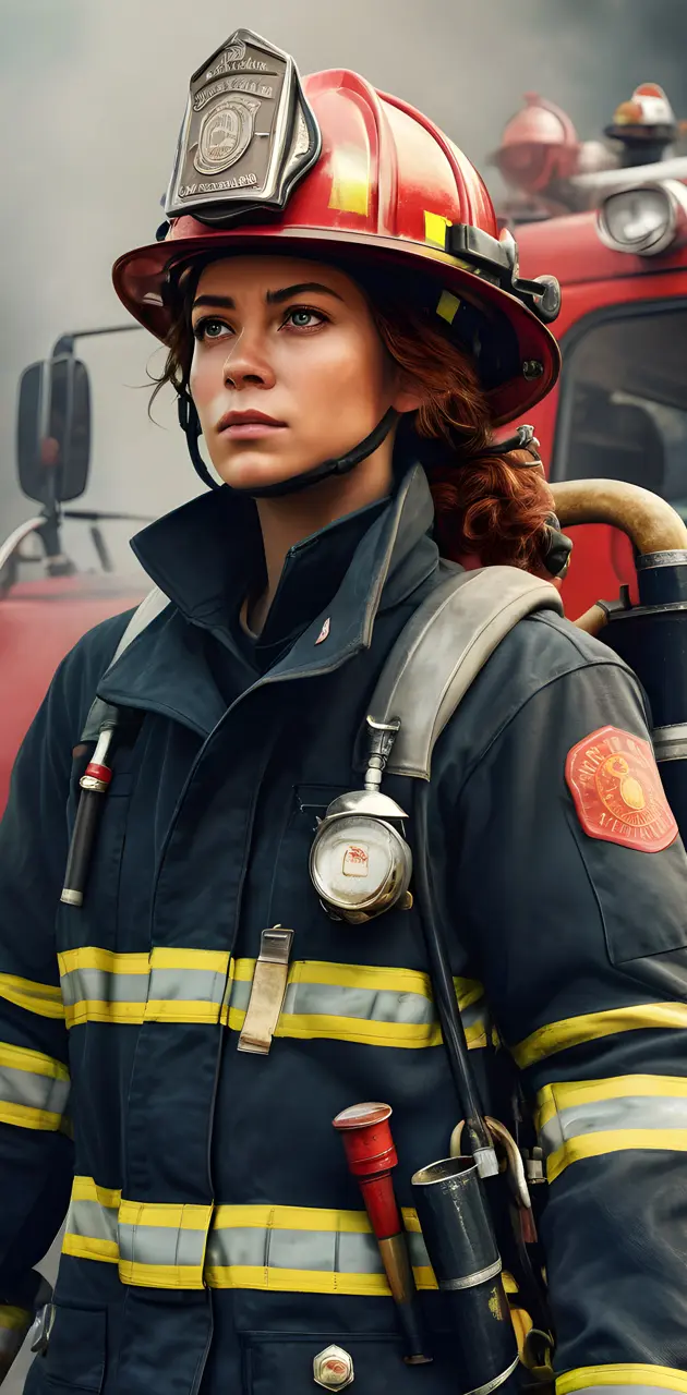 women firefighter