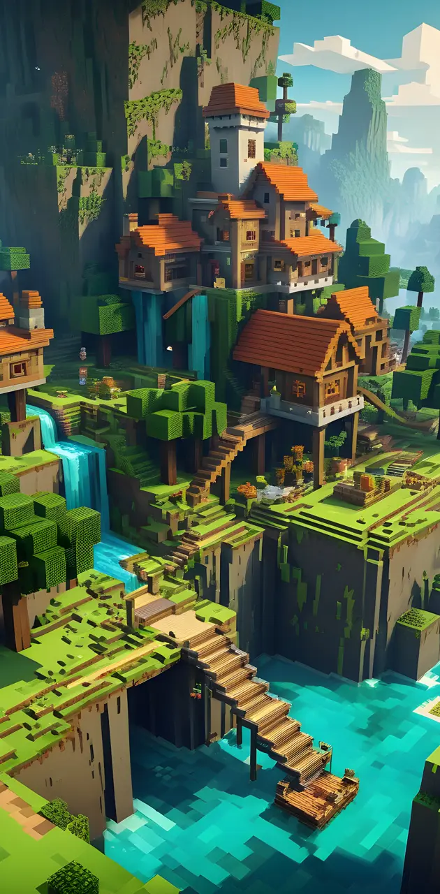 Beautiful Minecraft Village