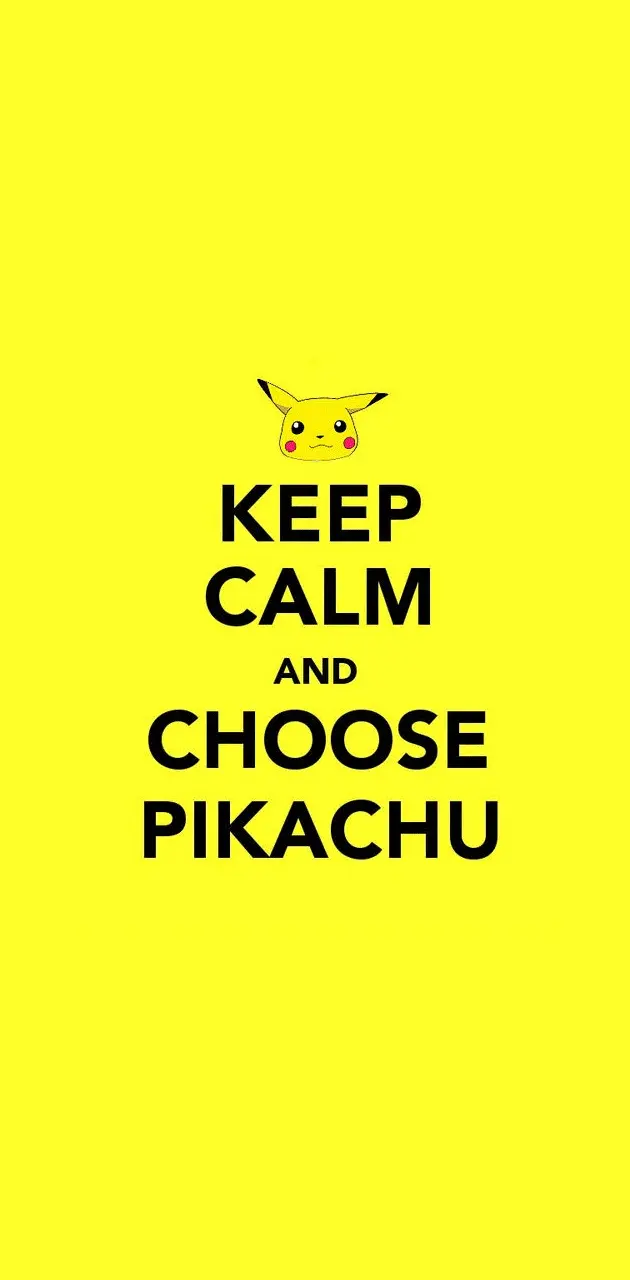 choose picachu