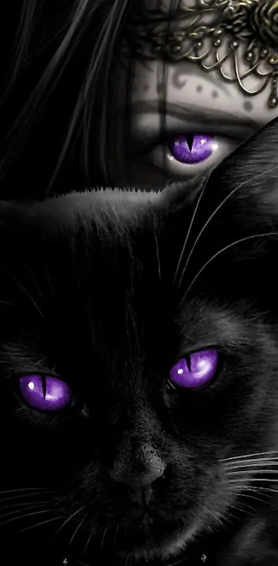 dark purple eyes