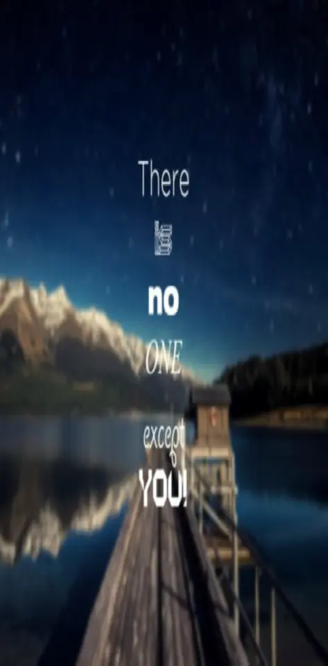 there is no one