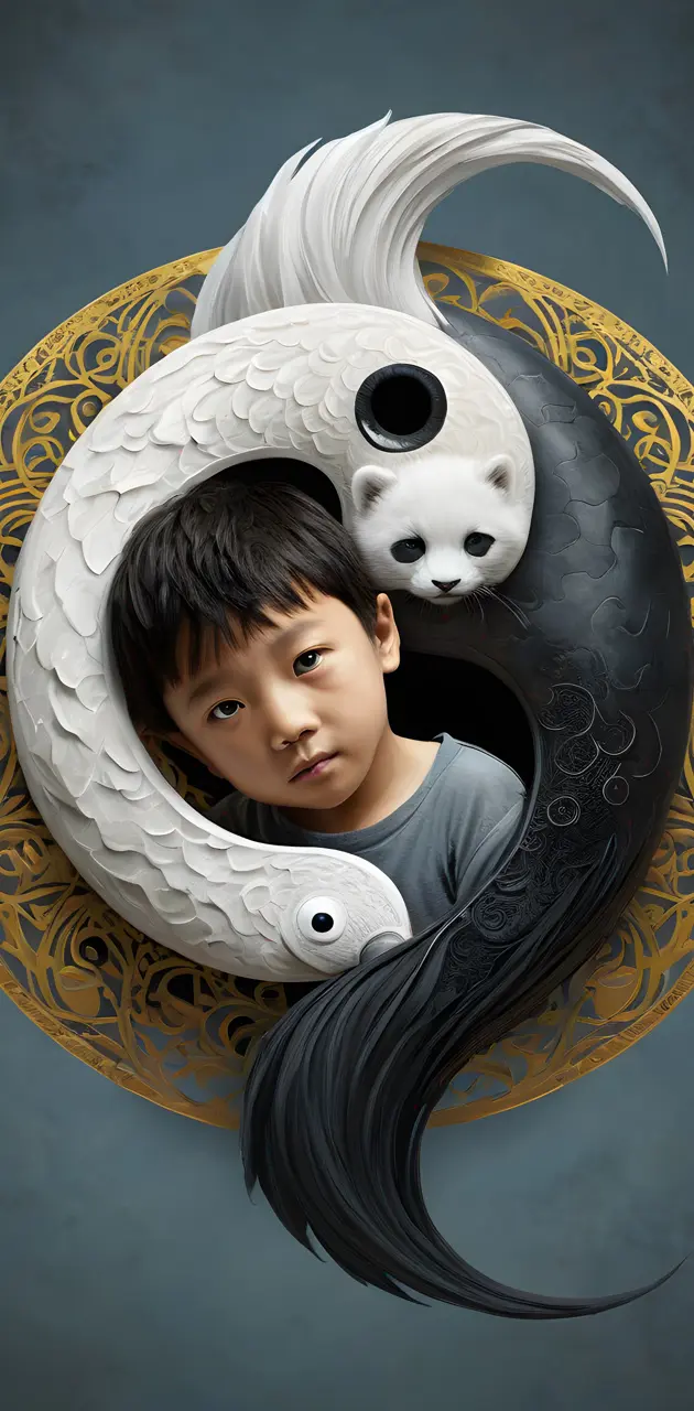 yin yang child ☯️