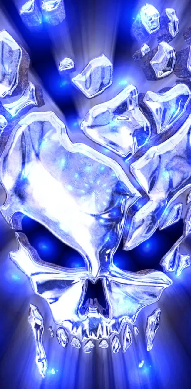 Blue light skull