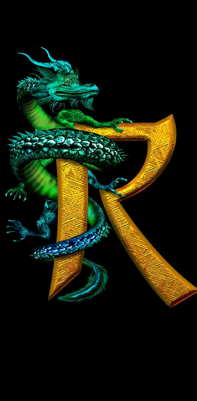 Dragon letter R