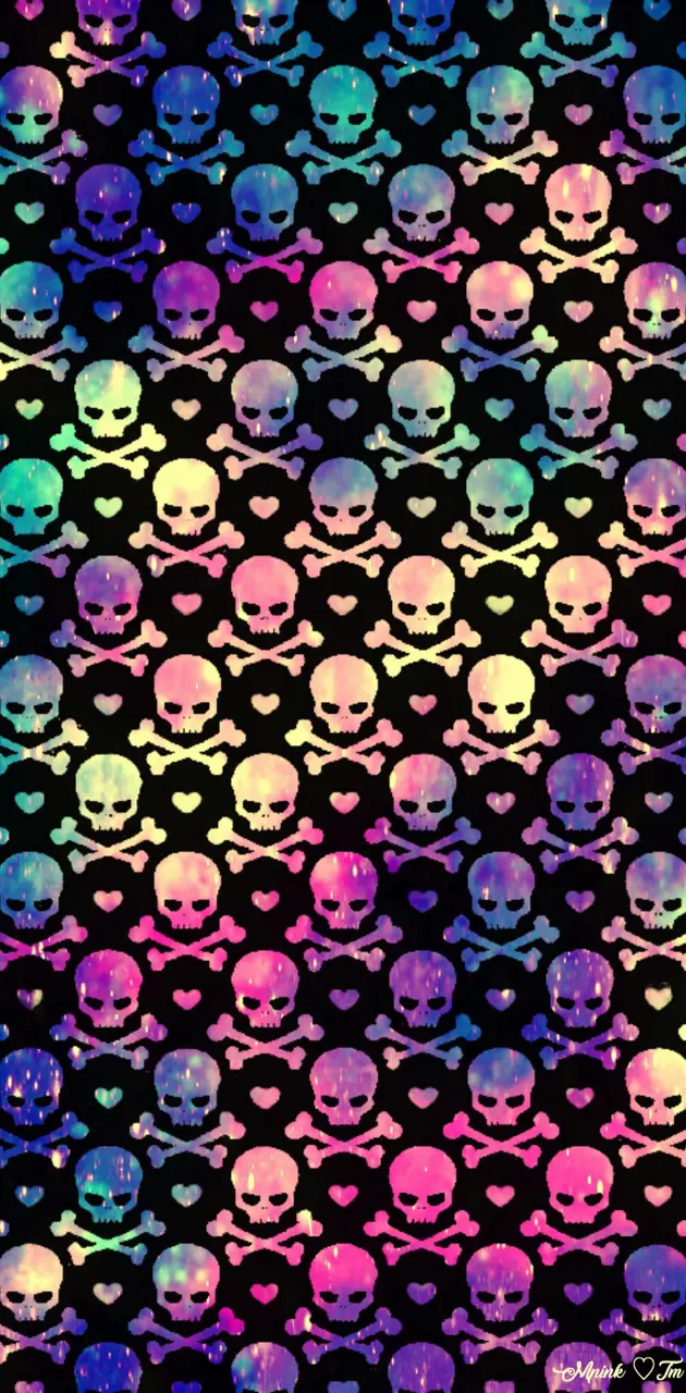 Rainbow Skulls 