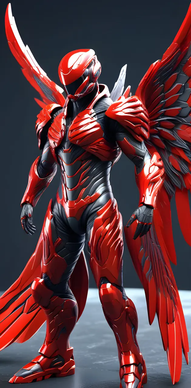 red angel infused with crysis nanosuit