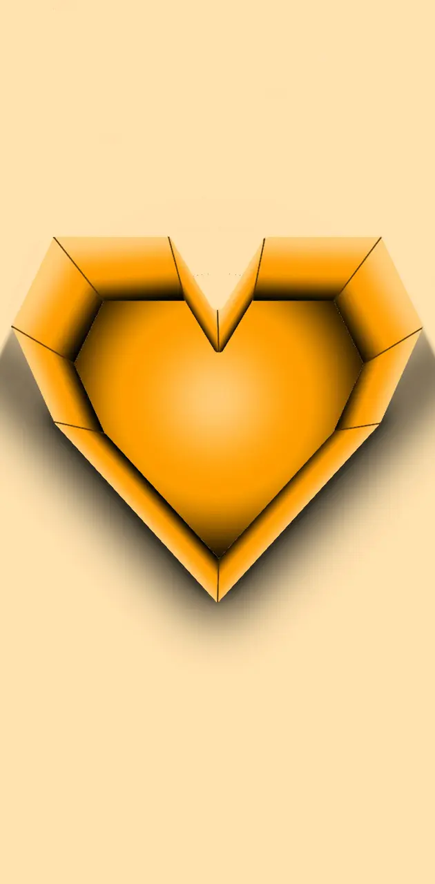 Orange Heart Box