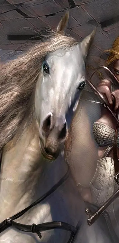 Horse And Warrior