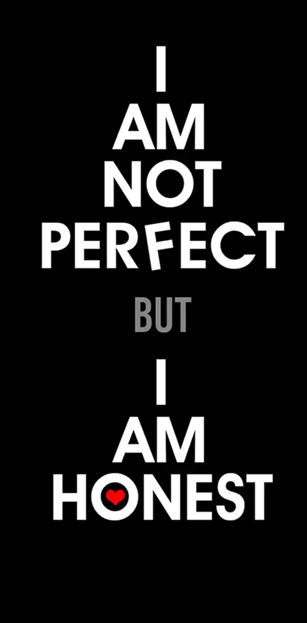 Iam not perfect