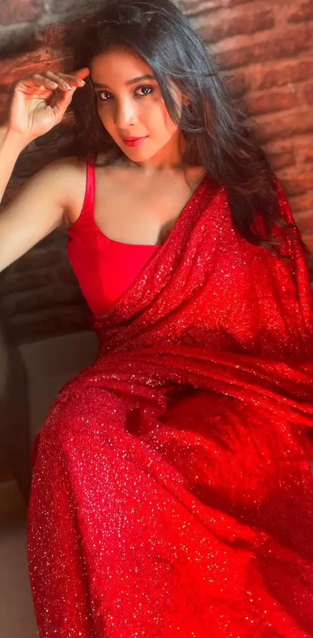 Red Saree