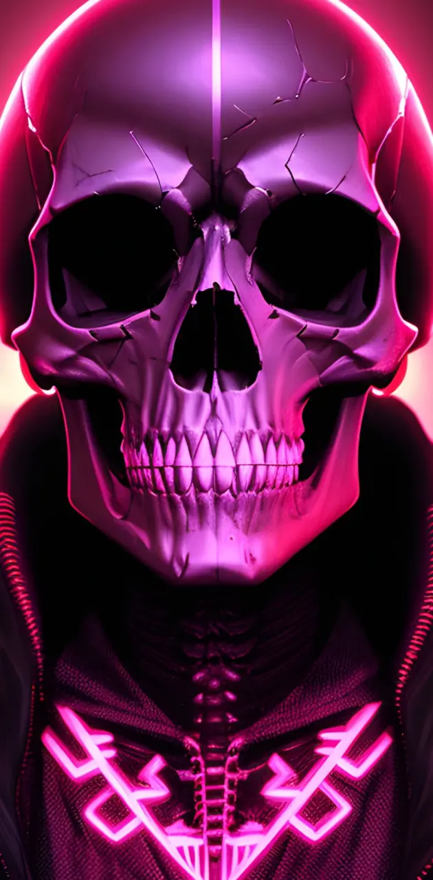 Skull - purple 